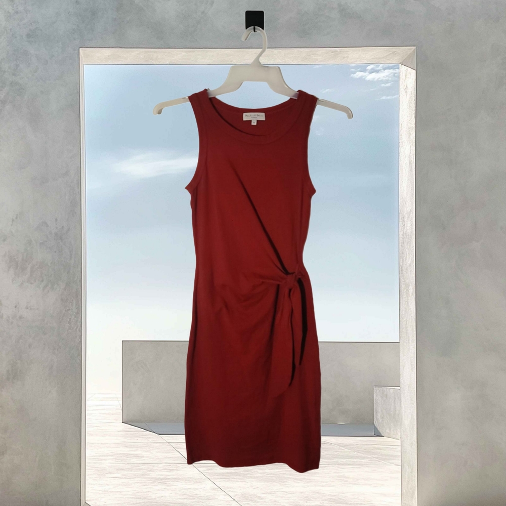 Michael Stars SzXS Rich Red Midi Dress